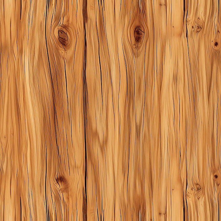Pine Wood Planks with Natural Knots and Grain seamless PBR texture preview