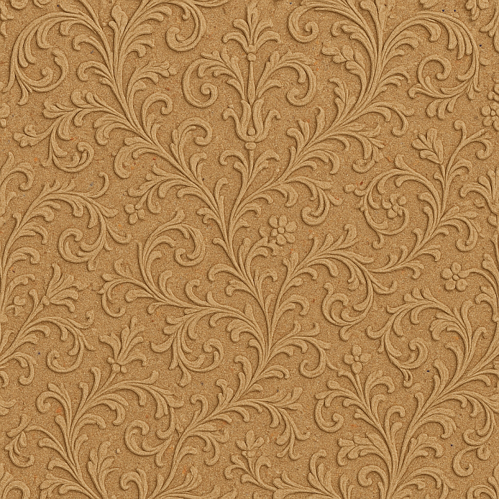 Ornate Recycled Paper seamless PBR texture preview