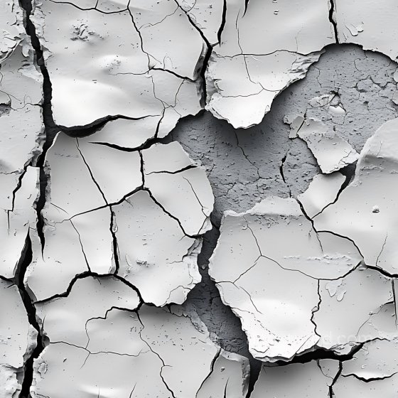 Cracked & Holes PBR Plaster Texture with Large Flaking and Deep Cracks Cracked & Holes texture preview