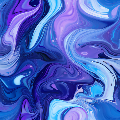 Blue and Purple Marble Swirls PBR Texture with Glossy Fluid Veins seamless Marble PBR texture