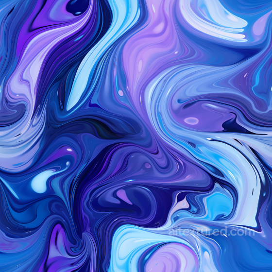 Blue and Purple Marble Swirls PBR Texture with Glossy Fluid Veins Marble texture preview