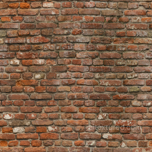 Red Castle Brick - Castle Brick Red Old Uneven Brick seamless Brick PBR texture