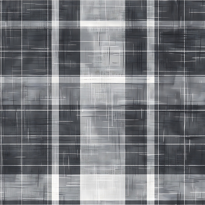 Gray and White Light Plaid Fabric Pattern seamless PBR texture preview