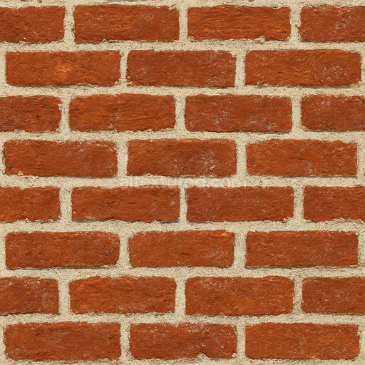 Coarse Painted Brick Texture Seamless 1024X1024