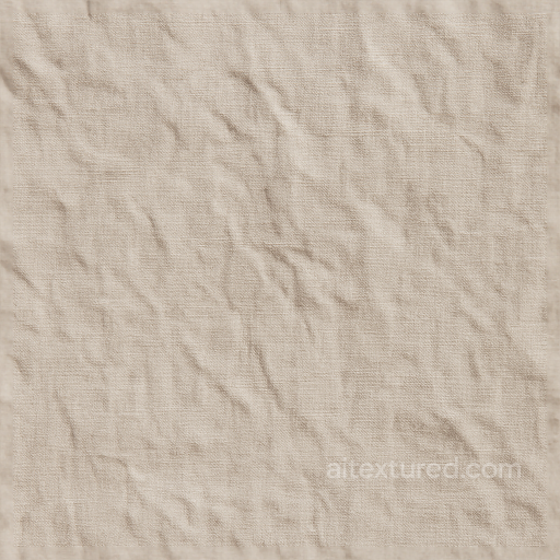 Wallpaper Showing Minimalist Crumpled Linen Weave Fabric Surface seamless Wallpaper PBR texture