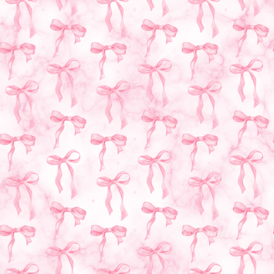 Baby Girl Texture of Pink Watercolor Bows on Soft Fabric Background Baby girl texture preview