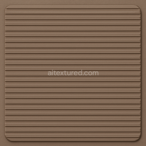 Preview — Seamless 3d texture pbr 8k grooved plastic furniture surface with earth tones and semi matte finish
