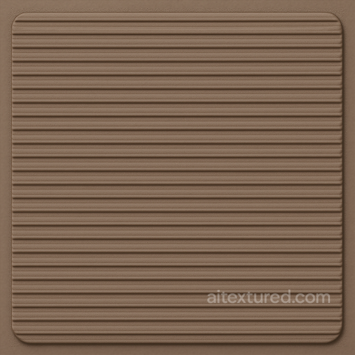 Grooved Plastic Furniture Surface With Earth Tones And Semi Matte Finish seamless Furniture Plastic PBR texture