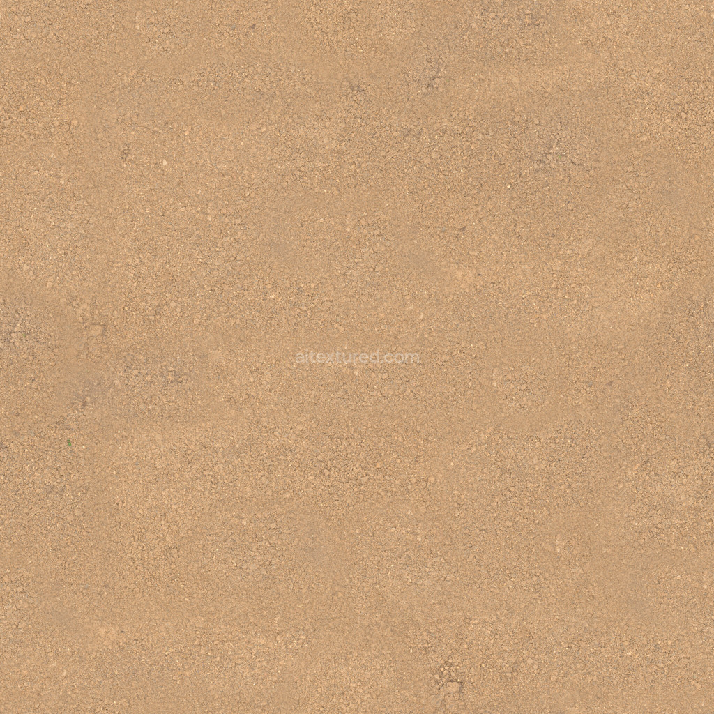 Seamless PBR ground texture with fine details