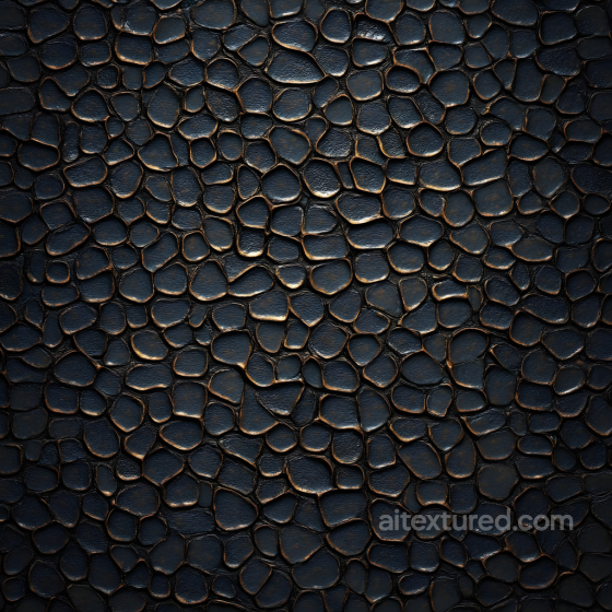 Dragon Scale Skin PBR Texture Featuring Dark Scales and Fine Ridge Detailing Skin texture preview