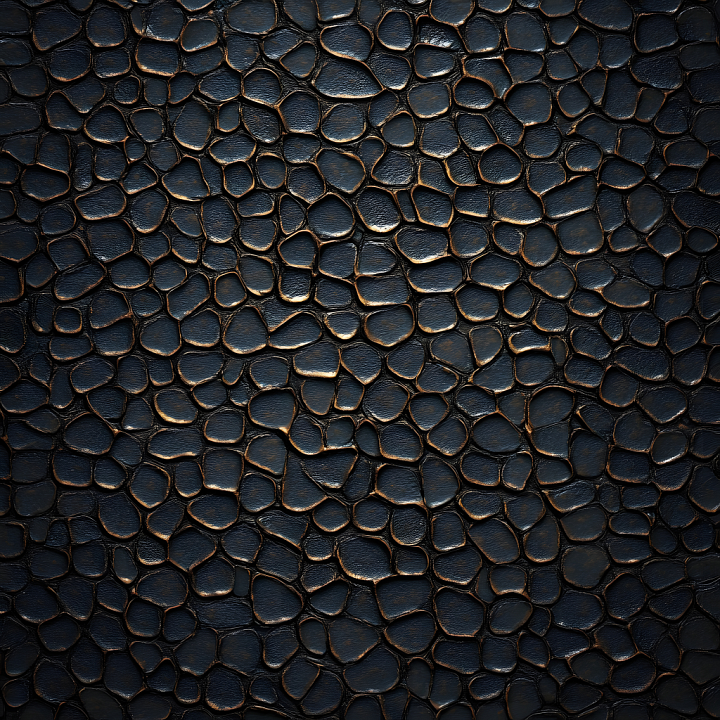 Dragon Scale Skin Featuring Dark Scales and Fine Ridge Detailing seamless PBR texture preview