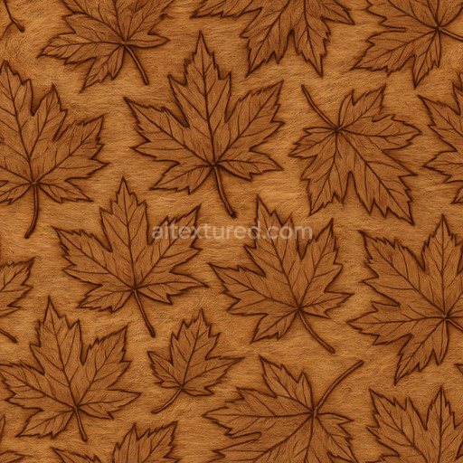 Decorative Maple Texture Seamless 1024X1024