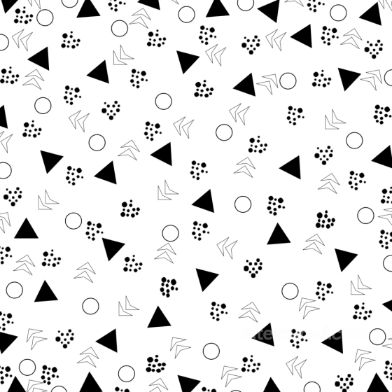 with Abstract Black and White Geometric Shapes White & Black texture preview