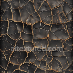 seamless Seamless 3D Cracked Black Distressed Leather PBR Texture with Deep Fissures and Aging Details texture 8k free download PBR