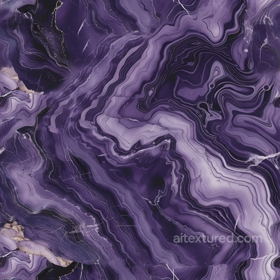 Deep Amethyst Purple Marble PBR Texture with Dynamic Vein Patterns Marble texture preview