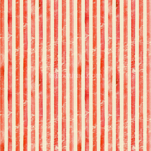 Seamless 3D PBR Texture of Warm Watercolor Stripes Fabric with Vintage Wear