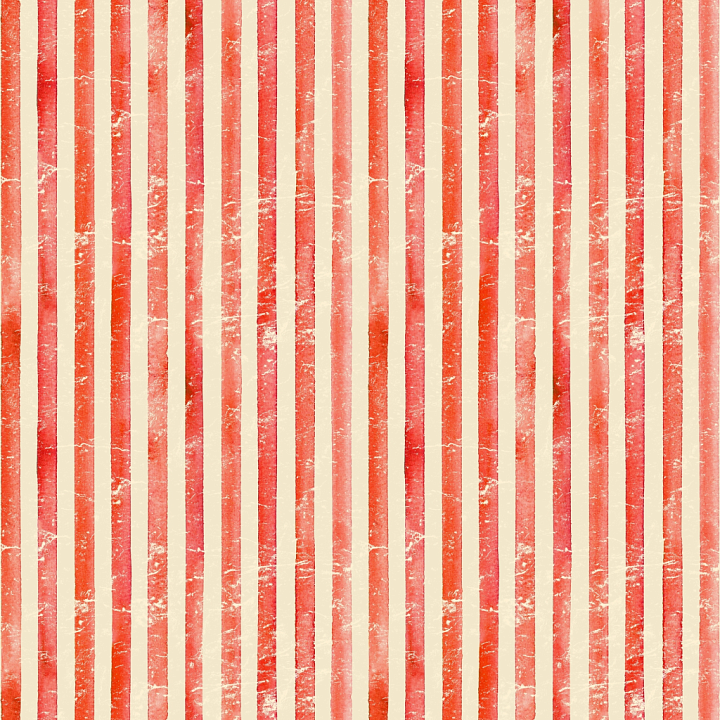 Warm Watercolor Stripes Fabric with Vintage Wear seamless PBR texture preview