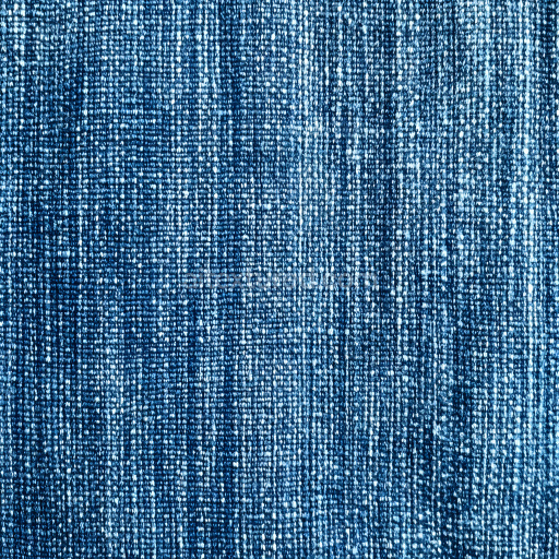 Seamless 3D PBR Texture of Cracked Blue Denim Fabric with Detailed Weave