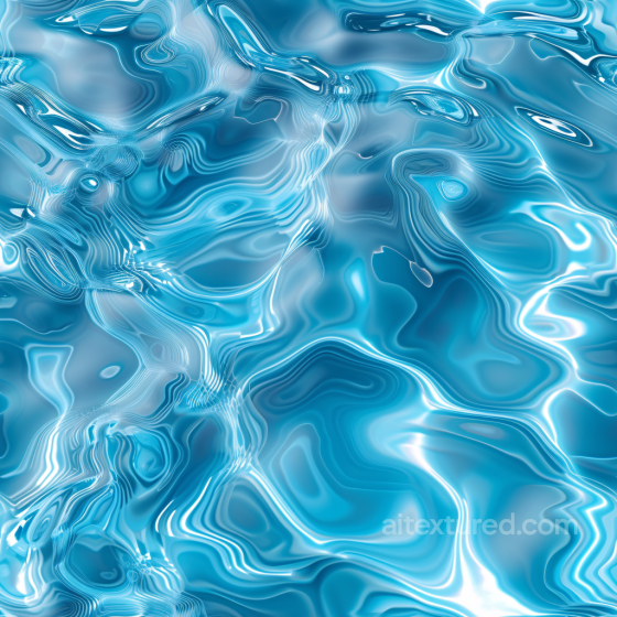 Stylized Flowing Blue Water Surface Seamless Texture with Light Ripples Water texture preview