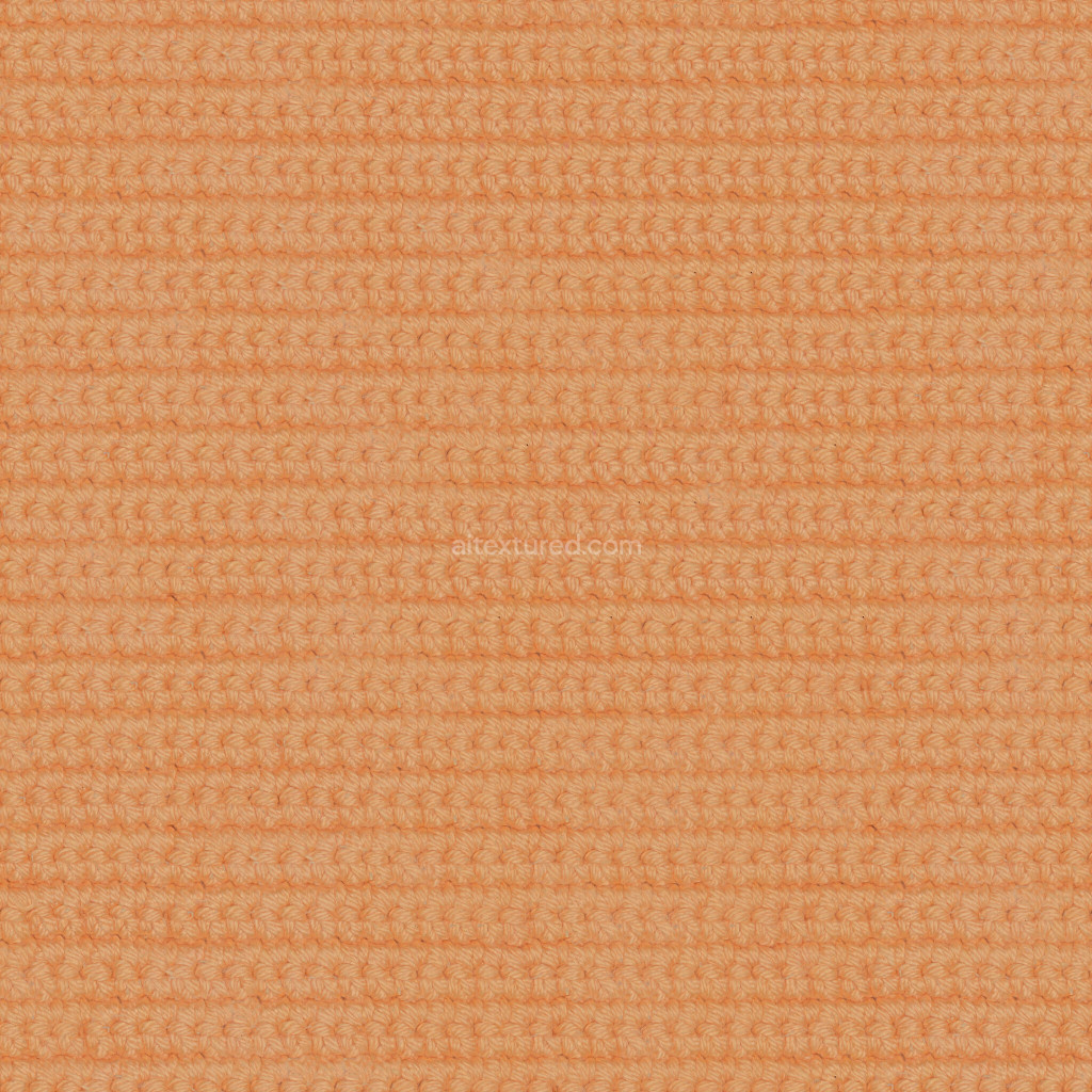 Seamless fabric texture in vibrant orange color