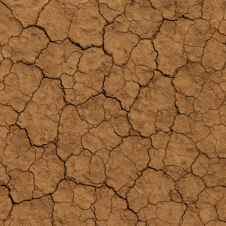 Aged Clay Soil seamless PBR texture preview