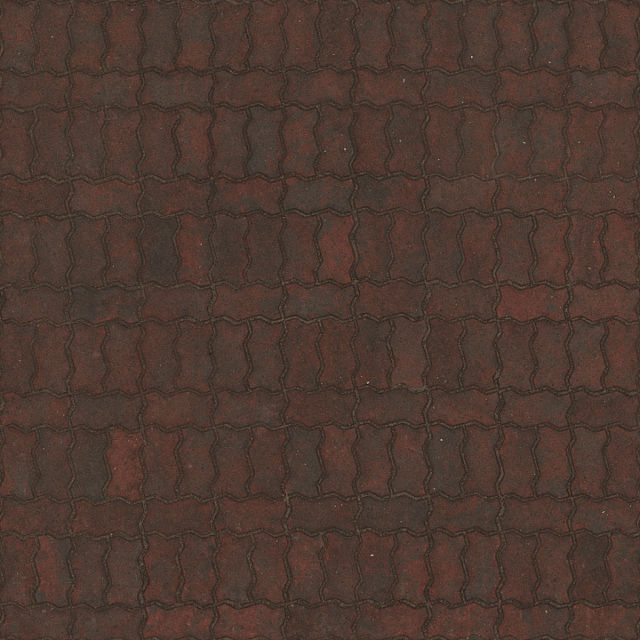 Brick Pavement - Pavement Sidewalk Bricks Pavement Brick Asphalt seamless PBR texture preview