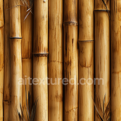 seamless Seamless 3D PBR Bamboo Culm Texture with Natural Amber Patina and Fine Grain texture 8k free download PBR