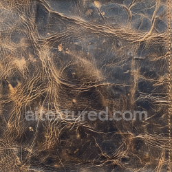 seamless Seamless 3D PBR Texture of Distressed Vintage Brown Leather with Deep Cracks and Aging Patina texture 8k free download PBR