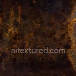 seamless Seamless 3D PBR Rusted Metal Texture Featuring Corrosion Holes and Weathered Patina texture 8k free download PBR