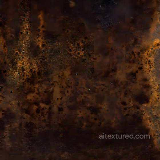 Rusted Metal Texture Featuring Corrosion Holes and Weathered Patina Rust texture preview