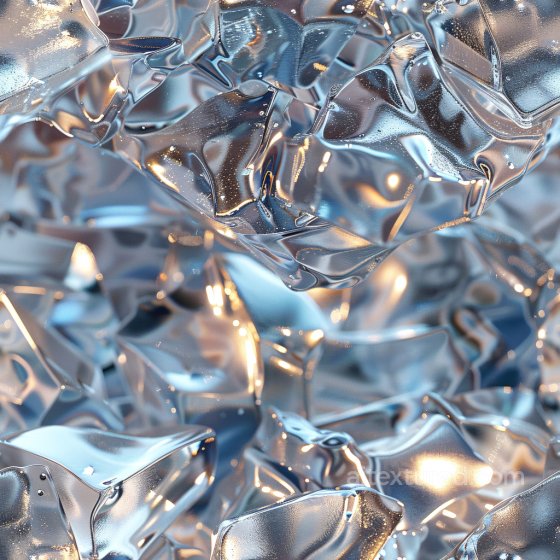 Glossy Transparent Plastic Seamless Texture with Water Droplets Glossy texture preview