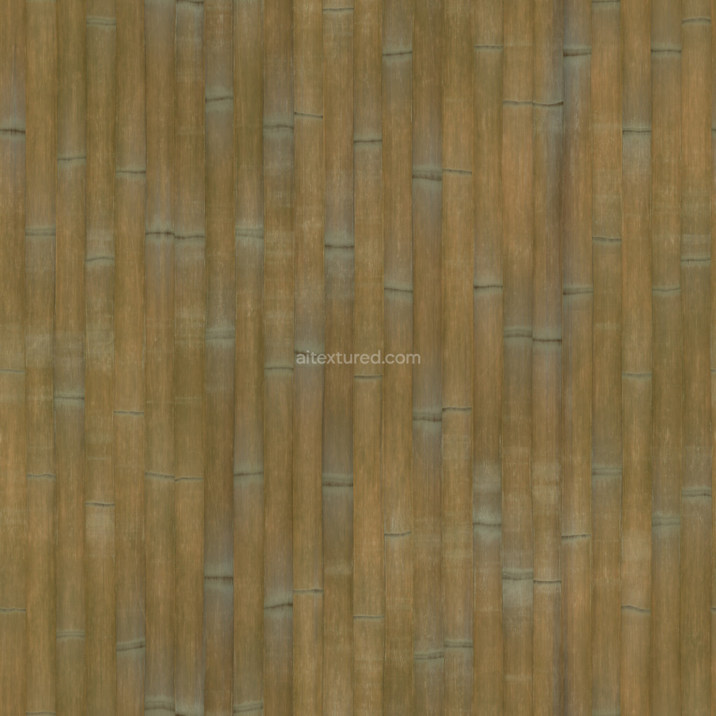 Seamless bamboo texture for 3D rendering projects