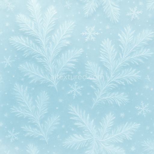 Seamless 3d texture pbr 8k frosted glass icy frost winter pine