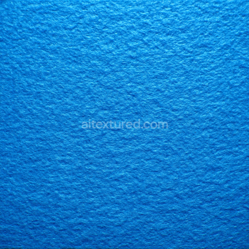 Seamless 3D Felt PBR Texture Featuring Dense and Uniform Blue Wool Fibers