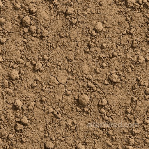 Coarse Clay Soil Seamless Texture seamless Sand-soil PBR texture