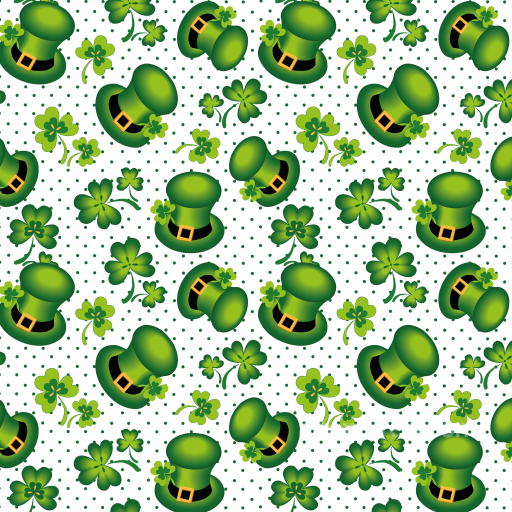 Featuring Green St seamless St patrick digital paper bundle PBR texture