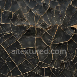seamless Seamless 3D PBR Texture of Deeply Cracked Black Leather with Rugged Aging texture 8k free download PBR