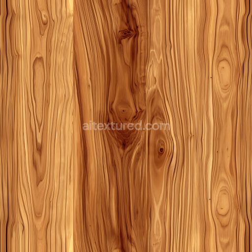 Preview — Seamless 3D Pine Wood PBR Texture Featuring Natural Knotted Grain