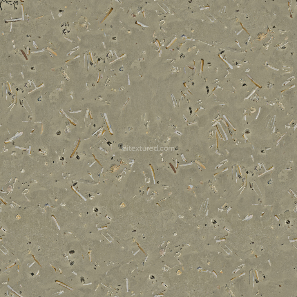 Seamless PBR ground texture with a natural look