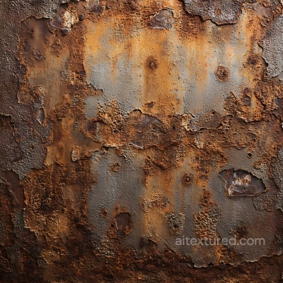 Rusty Metal Texture with Cracks, Peeling and Corrosion Rust texture preview