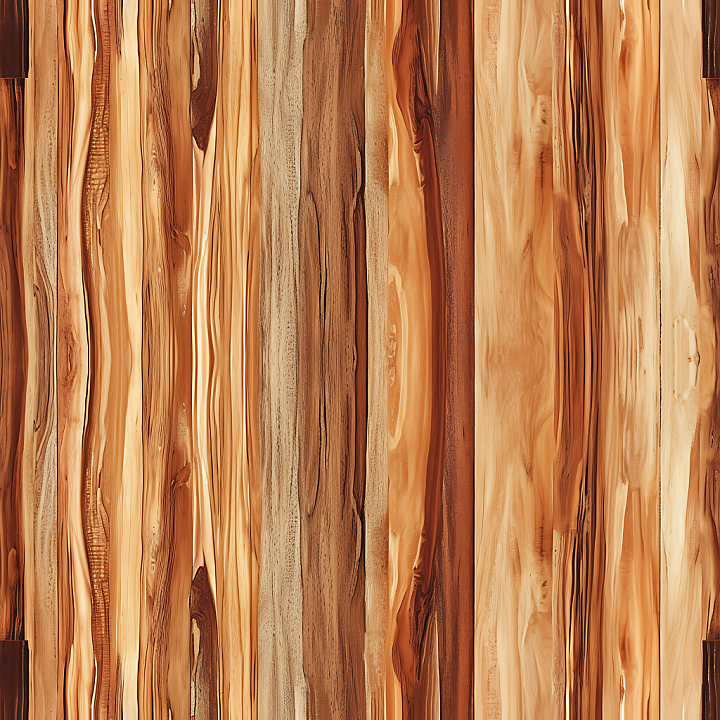 Restored Rustic Wood Planks with Rich Grain seamless PBR texture preview
