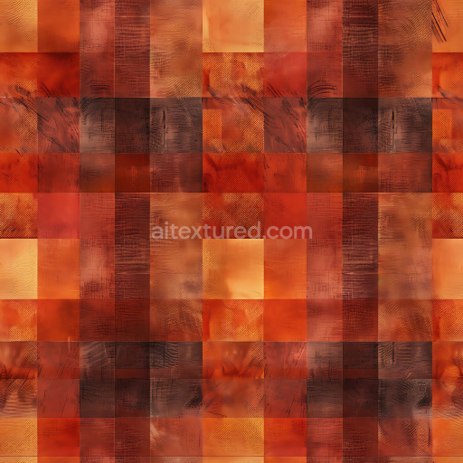 Seamless 3D Rusty Metal PBR Texture with Plaid Pattern and Scratches