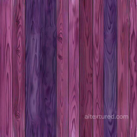 Wood PBR Texture Featuring Purple Stained Vertical Planks with Distinct Grain and Knots Wood texture preview