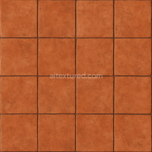 Seamless Terracotta Tile Texture Seamless 1024X1024