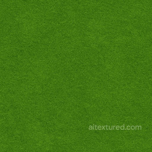 Smooth Green Lawn Texture seamless Grass PBR texture