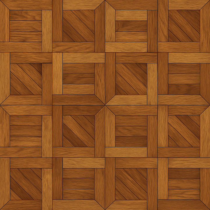 Patterned Parquet Floor seamless PBR texture preview