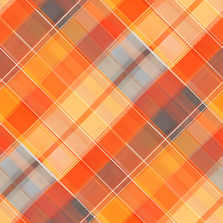 Plaid Metal Featuring Warm Orange and Brown Hues seamless PBR texture preview