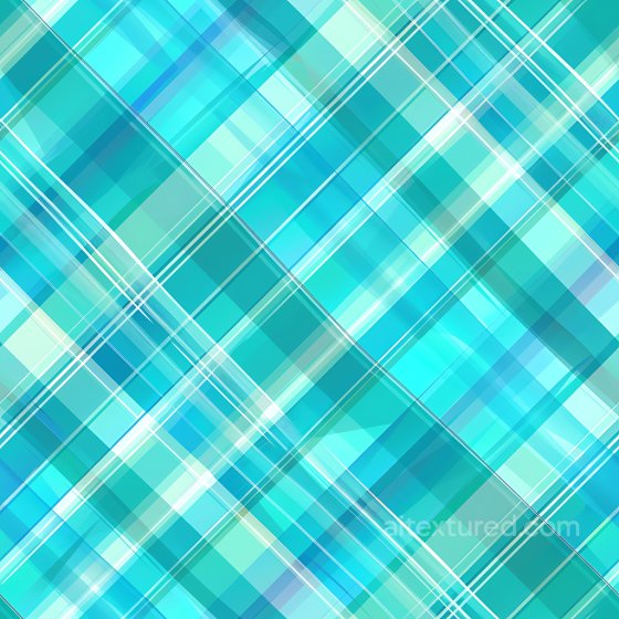 Turquoise and Aqua Blue Plaid Fabric Pattern Seamless Texture Plaid texture preview