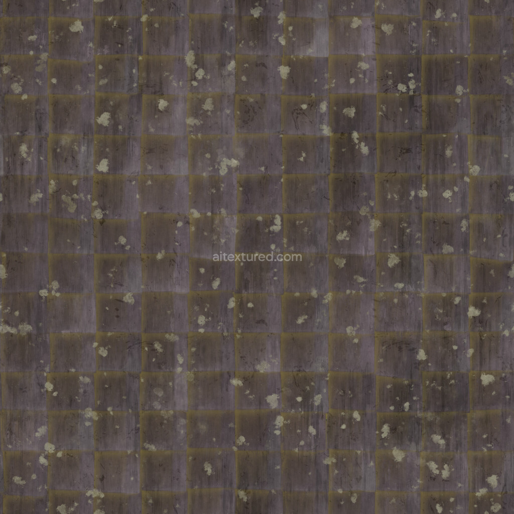 Seamless PBR roofing tiles texture with detailed surface.