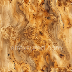 seamless Seamless 3D PBR Texture of Knotted Burl Wood with Warm Grain Patterns texture 8k free download PBR